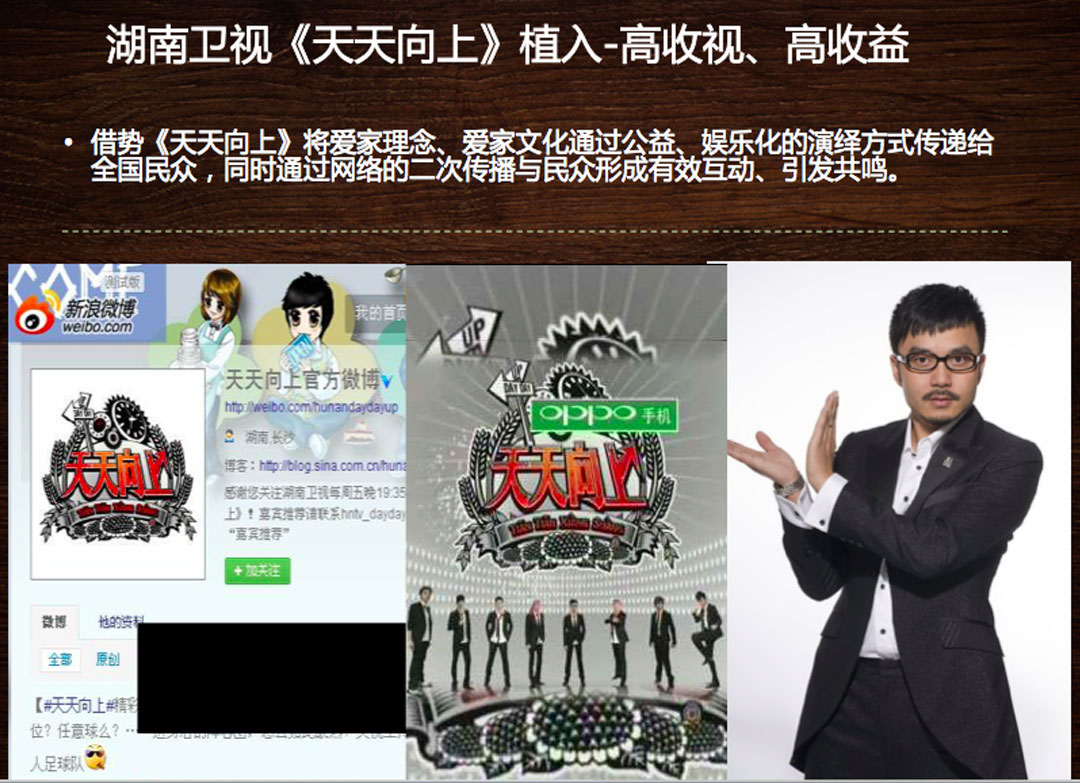 湖南衛(wèi)視《天天向上》植入-高收視、高收益 湖南衛(wèi)視《天天向上》植入-高收視、高收益